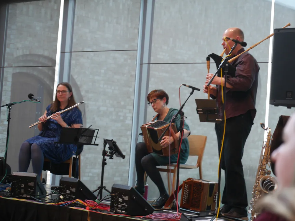 Chris got his pipes out