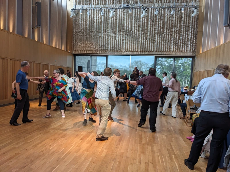 Lots of people danced